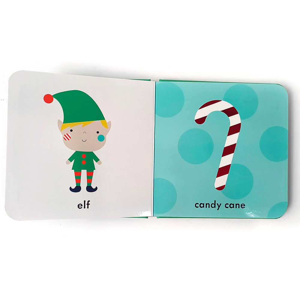 customized children books printing happy christmas story hardcover books for kids full color board best gifts for babies