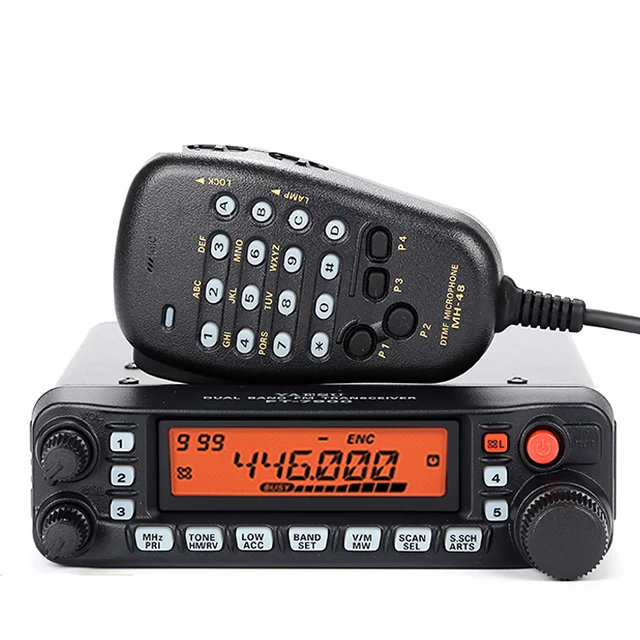  YAESU FT-7900R 50 Вт высокой мощности двухдиапазонный FM трансивер Walkie Talkie двухстороннее радио 2 м 70 см мобильный Любительская ветчина автомобильный радиоприемник “иди и болтай