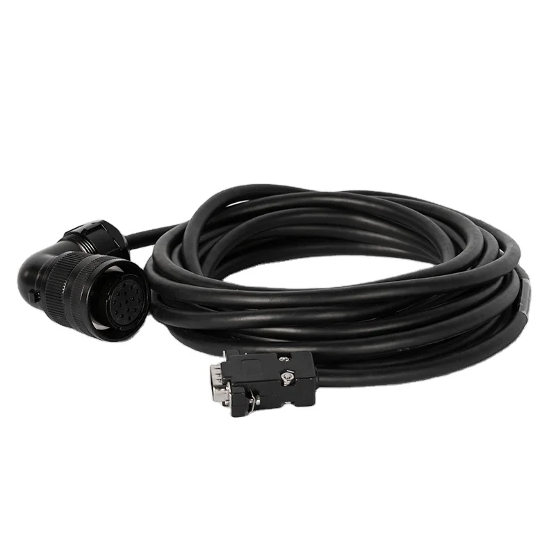 Двигатель переменного тока для промышленных машин 1 кВт, кабель кодировщика, высокогибкий экранированный кабель цепи сопротивления, кабель сервокодировщика