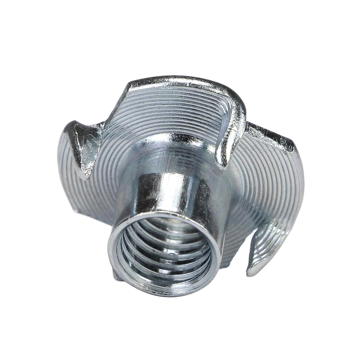 Furniture Stainless Steel Brass Zinc Steel Weld M8 M12 Drive in Four Claws Tee Nuts