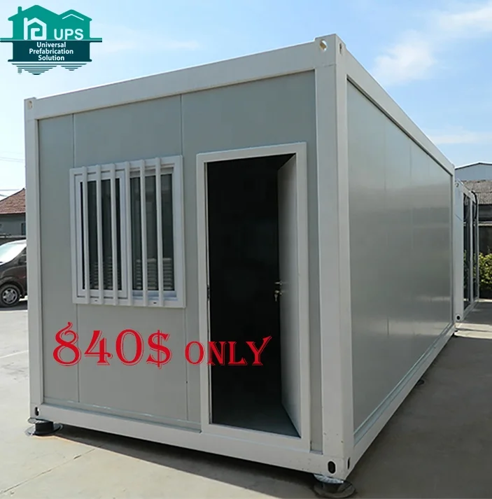 UPS Mobile Flat Pack Prefabricated Building Modular Shipping Office Container Steel Structure Prefab House Modern