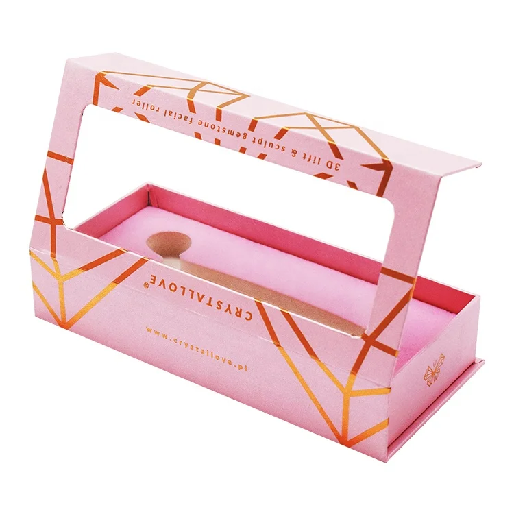 Custom Logo Private Label Luxury  Paper Cardboard Gift Box Pink Hair Makeup Tools Brush Set Packaging Box Wholesale