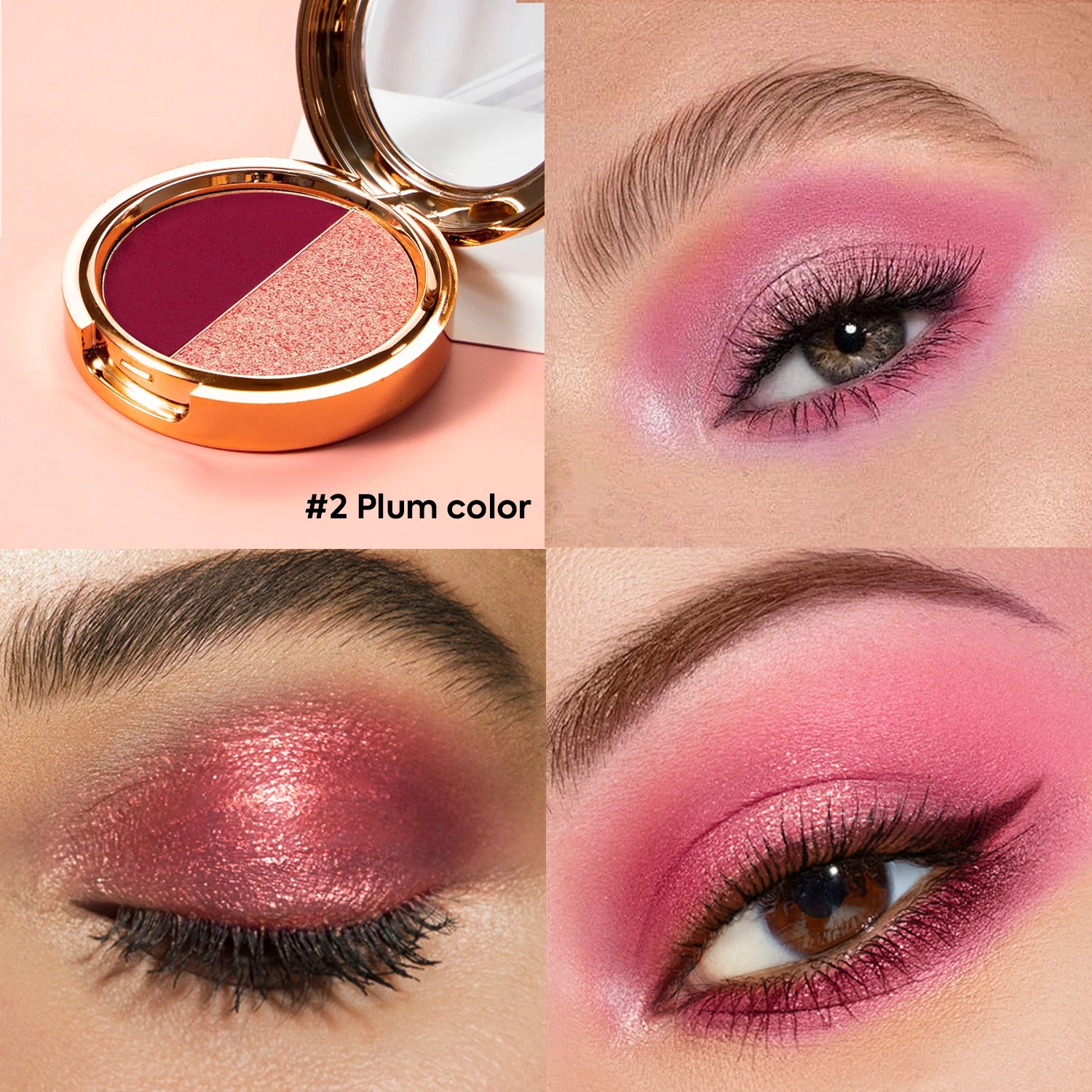 Eyeshadow Palette Private Label Matte Eye Shadow Makeup High Pigmented Naturing-Looking Glitter Eyeshadow