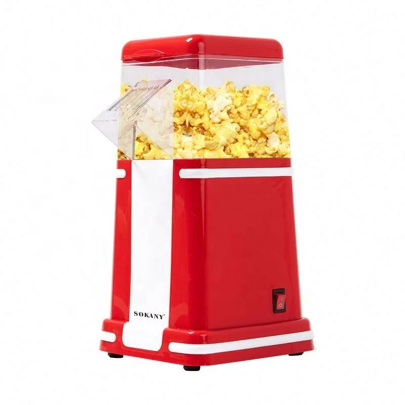 Portable Hot Air Popper Electric Maker Small Household Snack Puffed Food Popcorn Making Machine