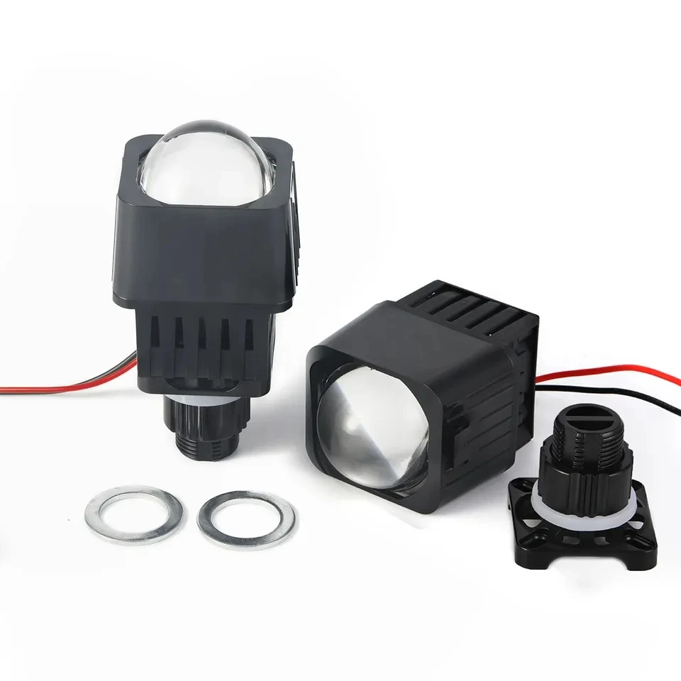15 inch Bi LED Projector Headlight Lens 80W H4 H7 LED Light 1.5 inch Matrix LED Projector 12V 6500K Headlamp Lens