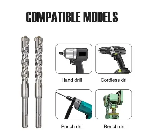 SDS Max хвостовик с двойной флейтой кирпичный бетон электрические молотковые сверла и долото