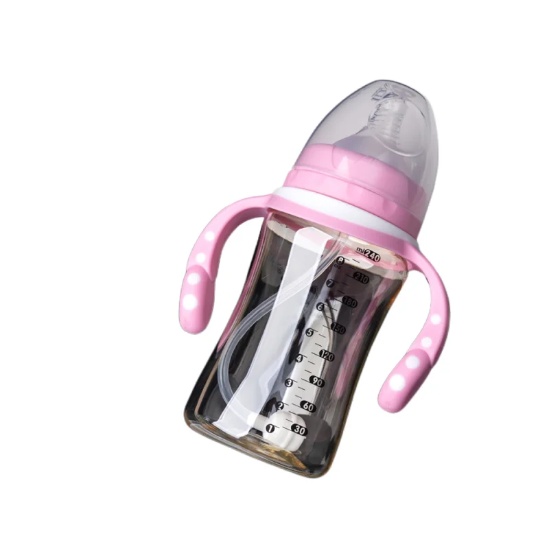New Material Eco-friendly PPSU Wholesale Supplier Washable Feeding Bottle Baby Reusable Baby Bottle