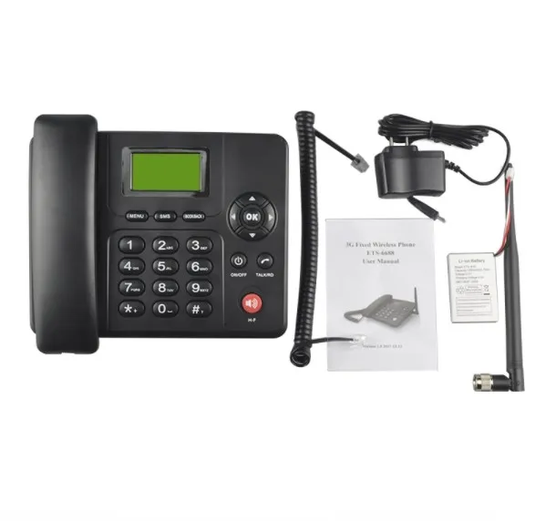 GSM 3G WCDMA домашний телефон беспроводной с 1 SIM-картой + TNC антенной