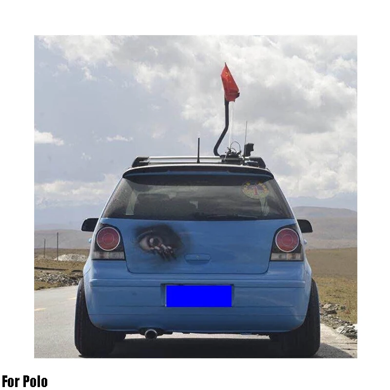 
ABS Primer Painted Back Roof Spoiler For Polo 2006-2009 Rear spoiler 
