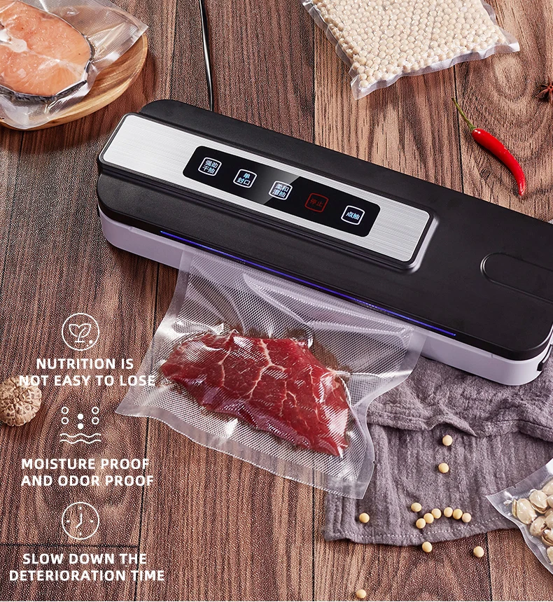 Многофункциональные упаковочные машины для сохранения сухой и влажной пищи, вакуумные пищевые герметизаторы