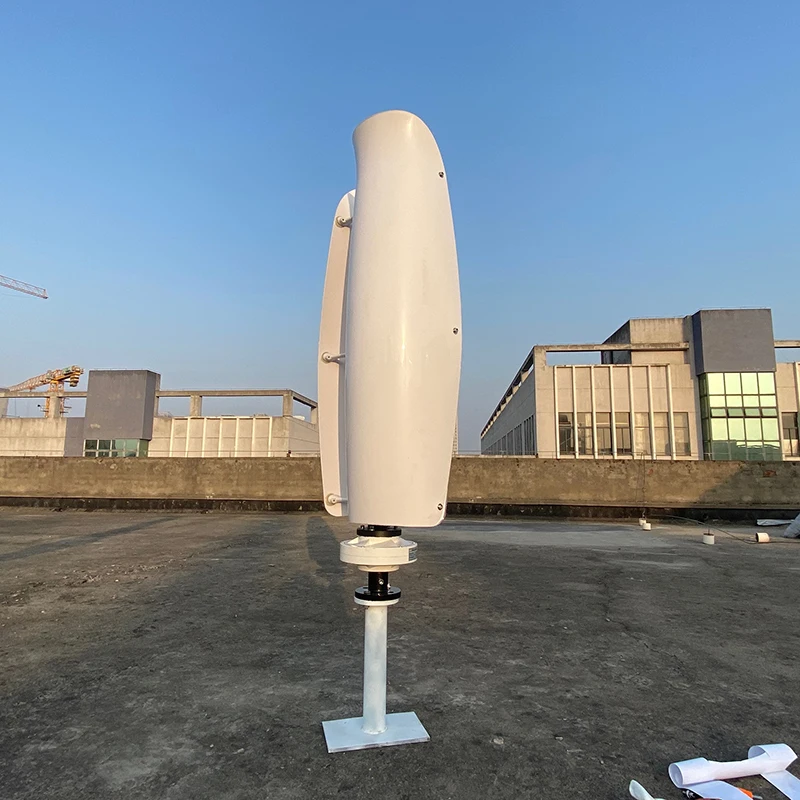 Maglev Low Speed Vertical Wind Turbine System Power Plant 3000W Tulip Type Wind Turbine