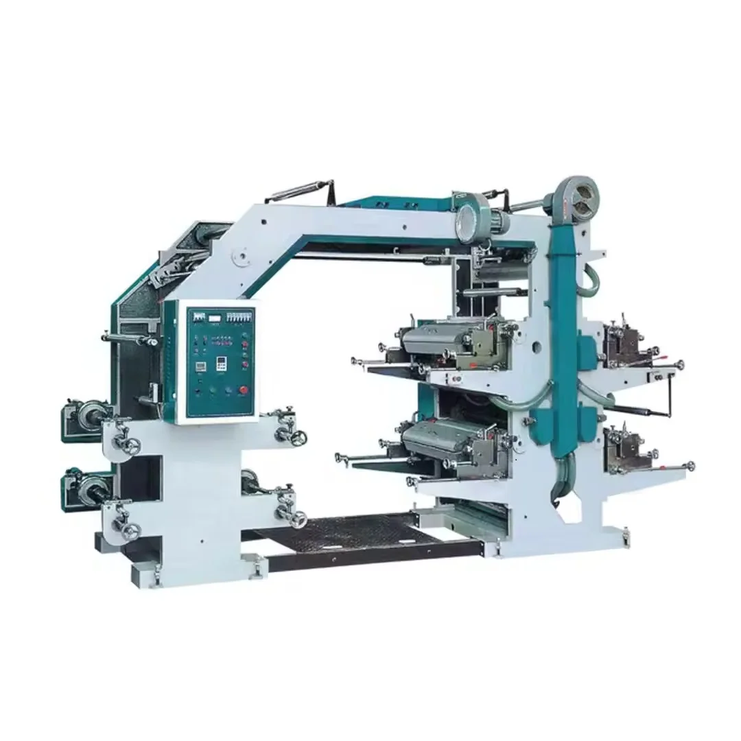 YT4800 Высококачественная Четырехцветная этикетка УФ-флексографская печатная машина для высечки Для саше