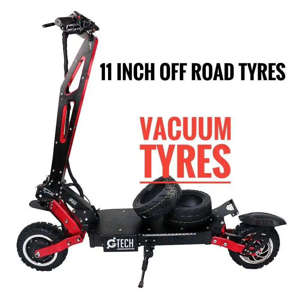 2021 New factory price gtech 6000W 100km 60V 11inch two wheels e scooter adult