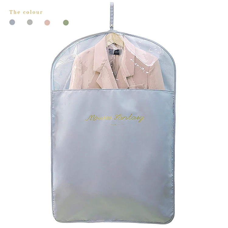 Luxury Reusable Durable Clothing Cover Bag Suit Cover Storage Wedding Dress Suits Garment Bag With Zipper