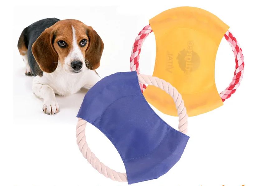 Amazon wholesale 18cm cotton rope Flying Disc for Sale