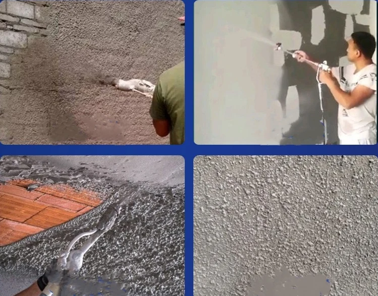 Fully automatic Small 220v Construction Render Plaster Mortar Pump Texture Sprayer Machine Cement Spray Gun for Wall