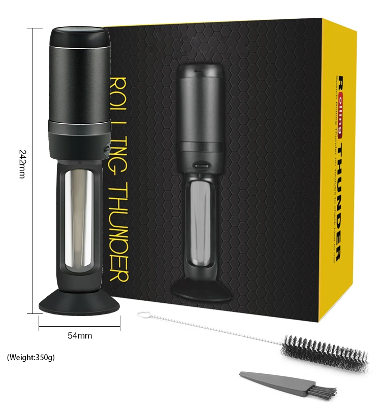 Custom Logo 63 Mm 2 In 1 Grinder Watch Girl  Usb Mini Electric Salt And Pepper Grinder Herbal Tobacco