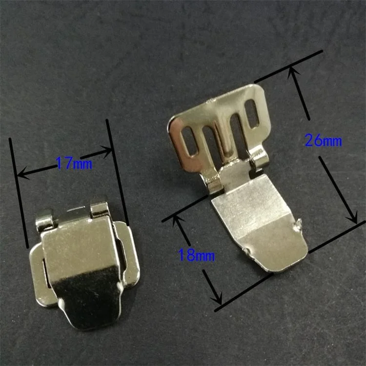 Factory direct sales manganese steel shoe buckle high elastic moveable shoe clip for sew and welding