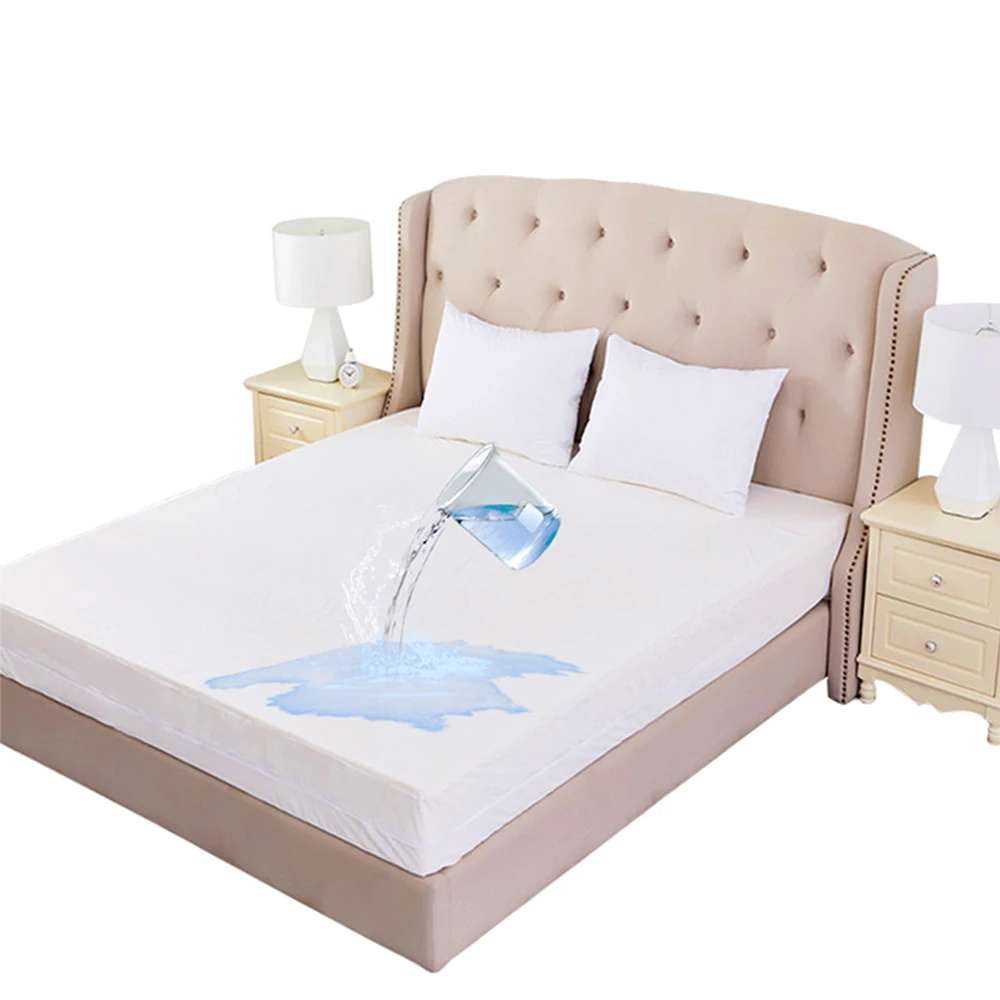 Пленка на colchon защитный чехол для матраса королевского размера из дышащего мягкого хлопка, наматрасники & протекторы