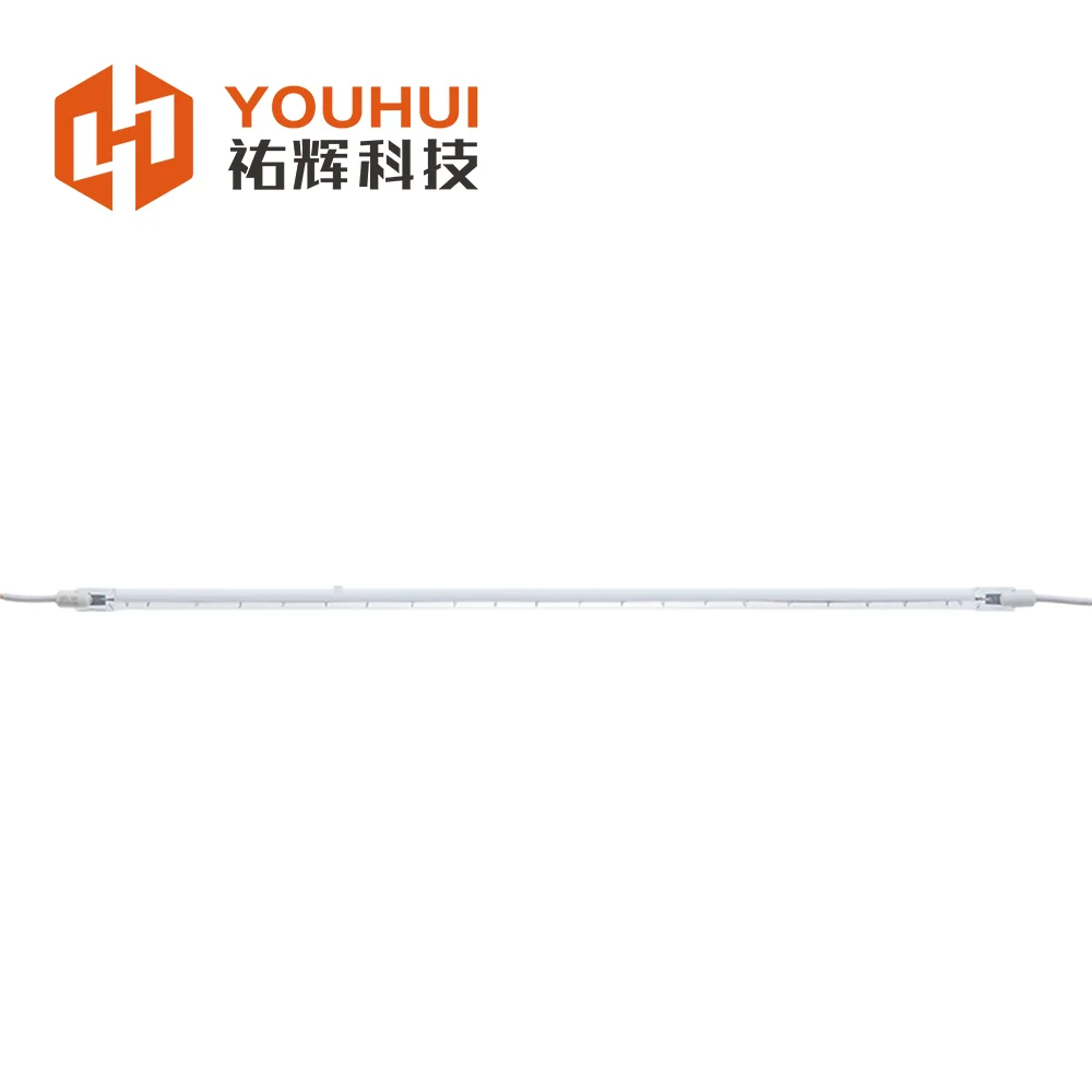 R7S 2000w 235v white quartz heating tube plated infrared lamp
