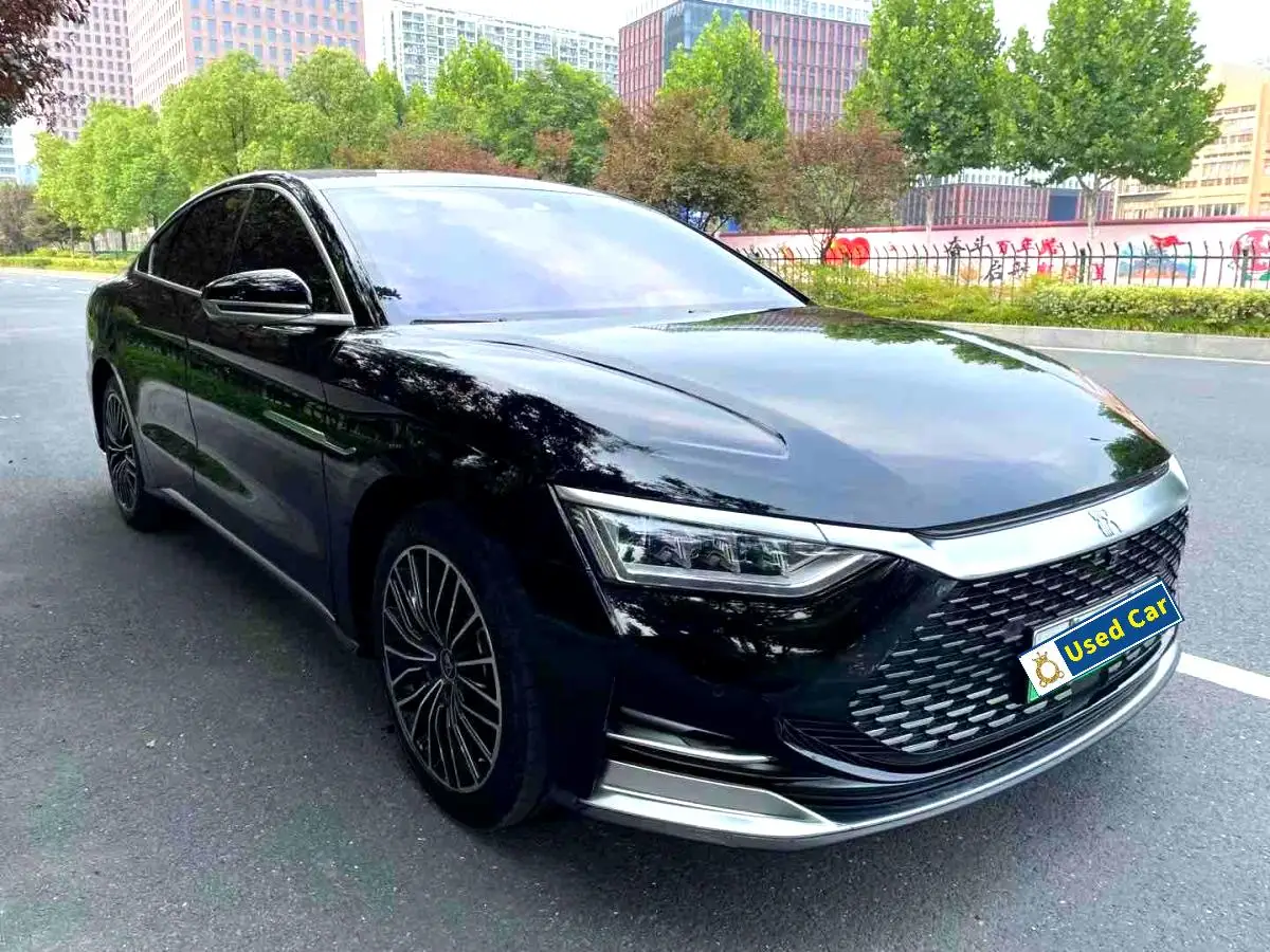 China luxury sedan byd han with high speed Electric vehicle fast charging Good look family used long range NEDC 605km ev