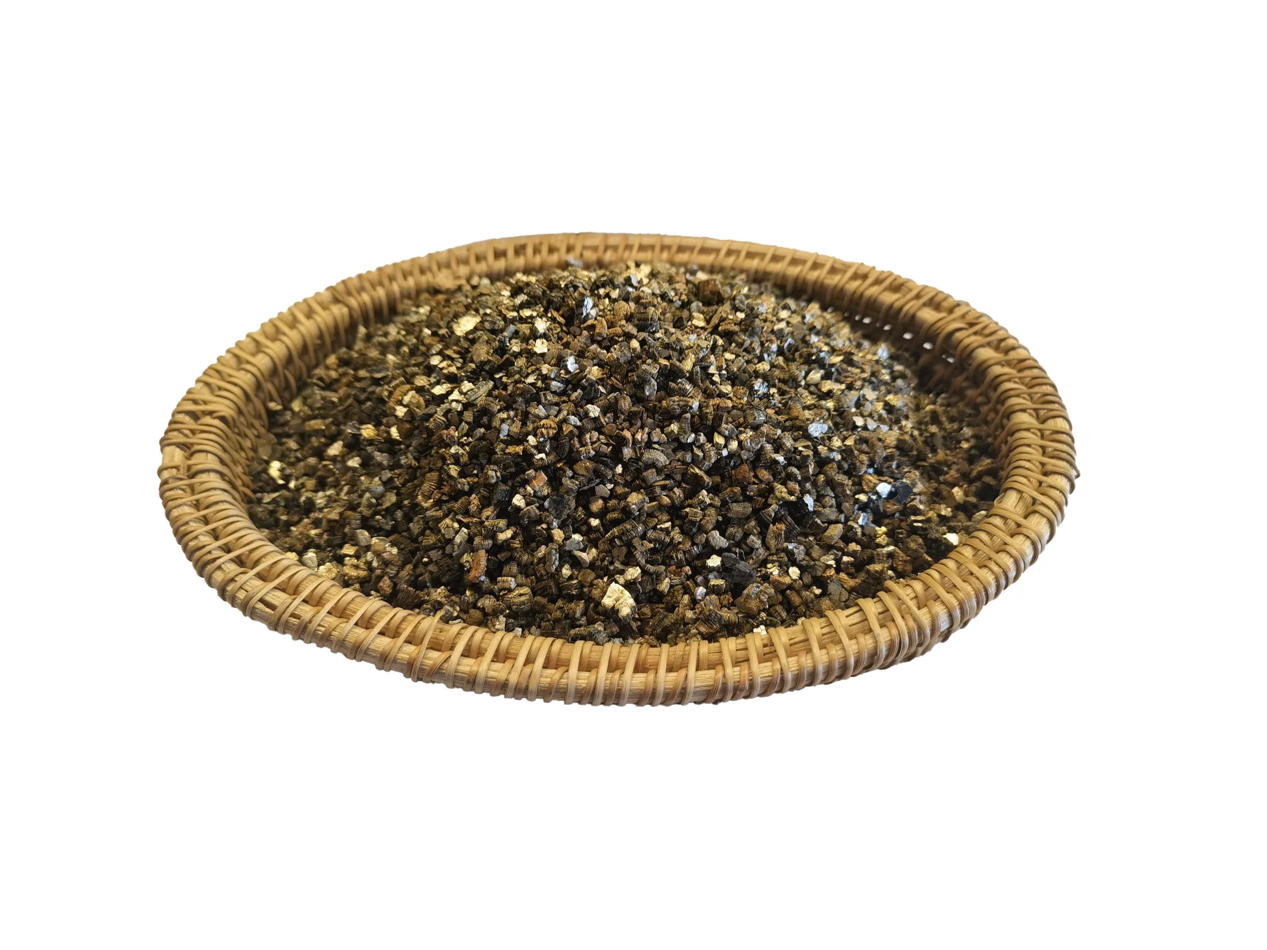Direct sale for cultivating seedlings vermiculite 0-3mm expanded vermiculite gold color vermiculite