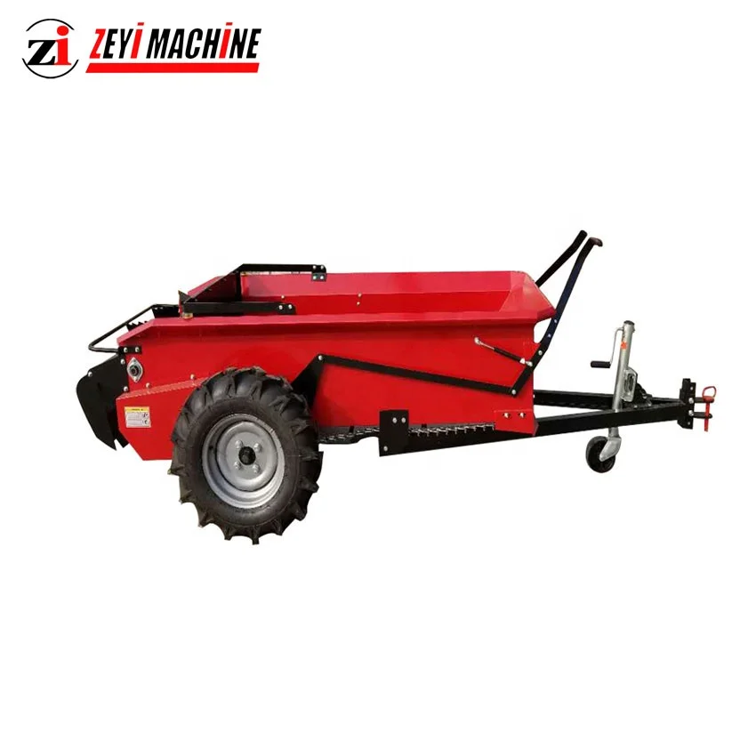 Small farm manure throwing truck hanging ATV