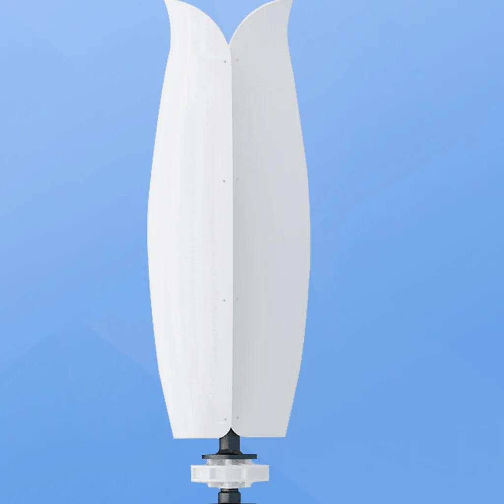 Tulip Vertical Axis Wind Turbine 100W 200W 300W CE 3 Phase AC Pma Wind Turbine Off Grid System 3years 12v/24v 12~24V CN;SHN 1.1m