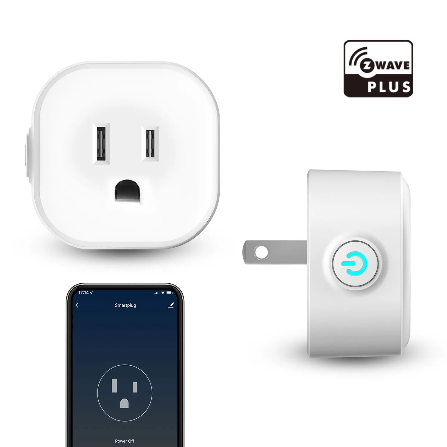  Новинка 2020 г. электрическая многорозетка Z-Wave plus мини-розетка со встроенным ретранслятором работает с Google