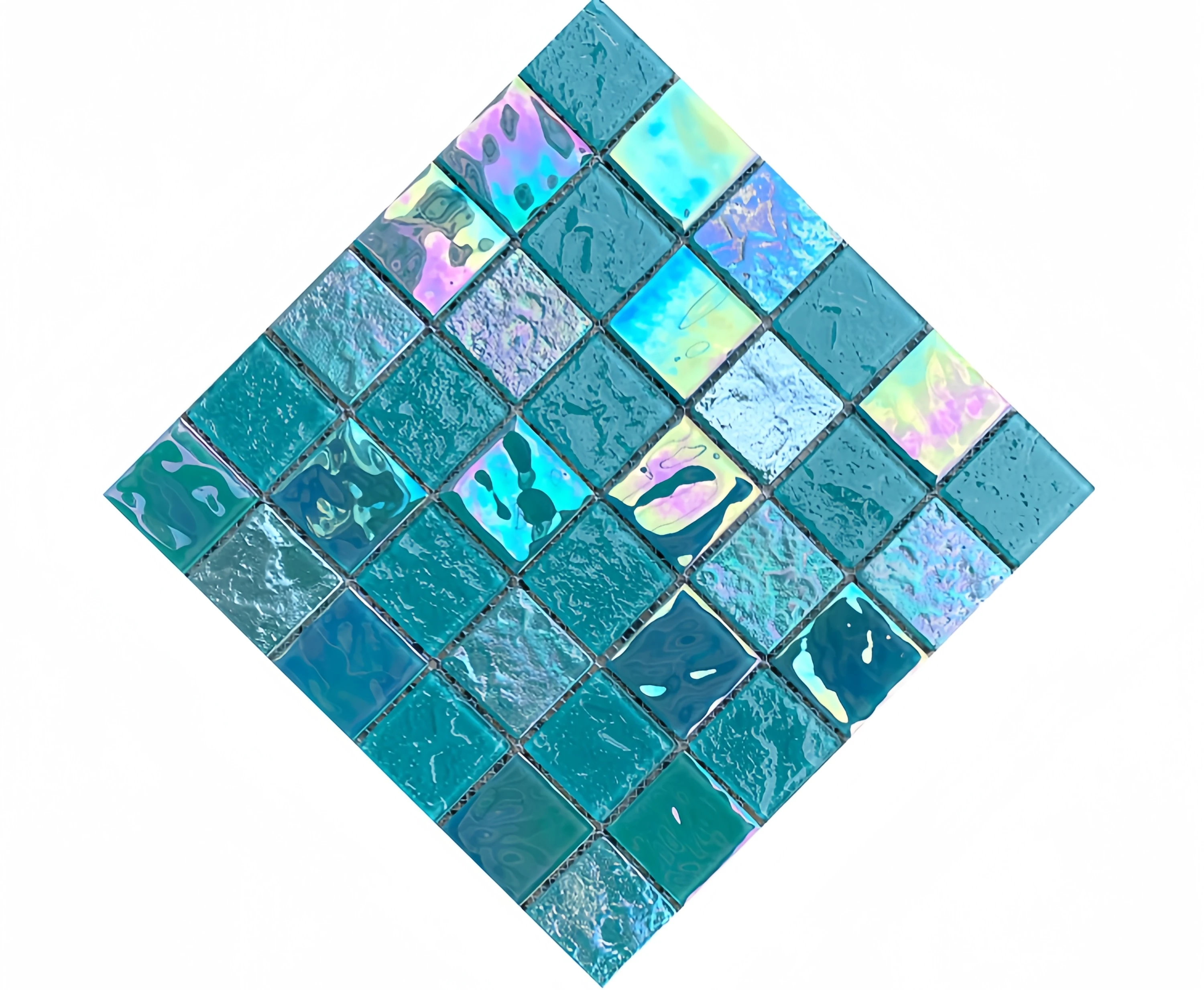 shape porcelain villa swimming pool tile mosaic sea blue wave mosaic glass swimming pool tile mosaic tiles for swimming pool