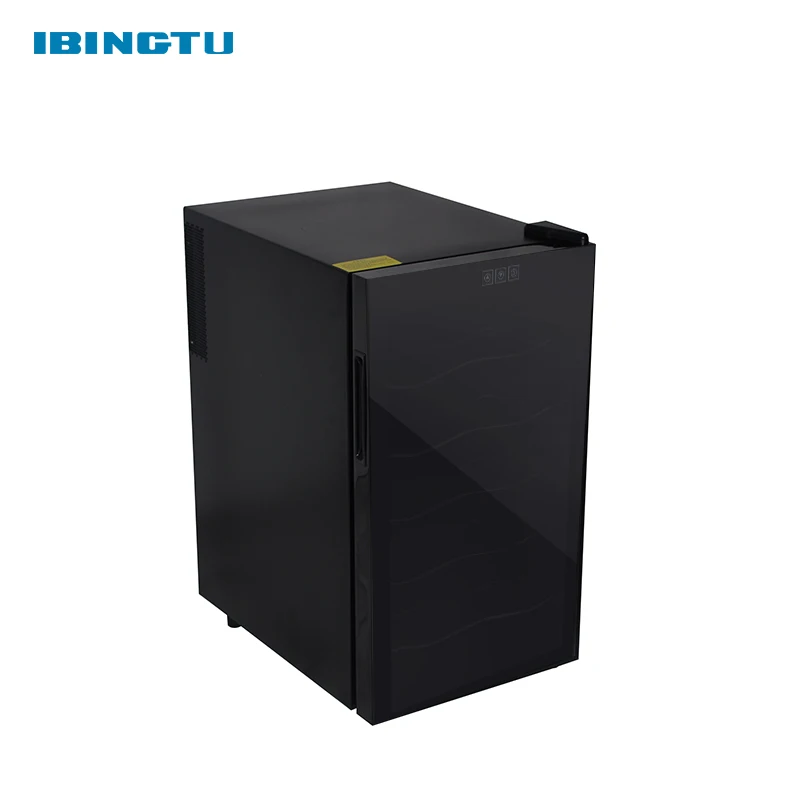  Bingtu отель/домашняя кухня Роскошная панель автоматического управления oem охладитель для вина холодильная камера 18 бутылка 48 л холодильник