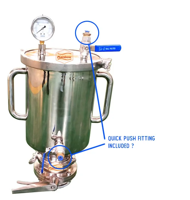 Stainless steel 5L Hop Doser Brewery Accesseries