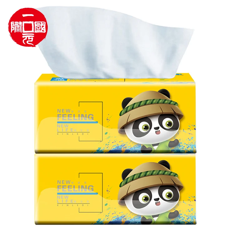 
Log pumping paper household affordable napkin wholesale facial tissue hotel catering tissue manufacturer foreign trade cross-bor 