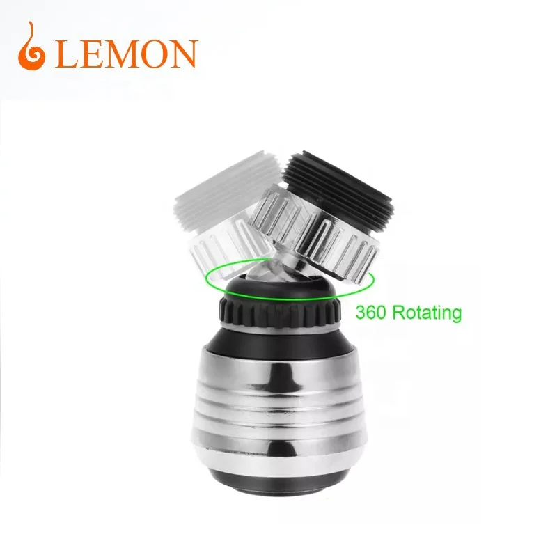 Swivel ball joint 360 degree rotation Kitchen Faucet Tap Adapter water saving Aerator spout Shower Head Filter Nozzle Connector