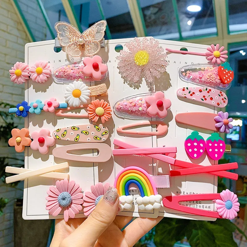 Оптовая продажа, корейские заколки для волос, детские заколки для волос, аксессуары для волос, заколки с милыми фруктами