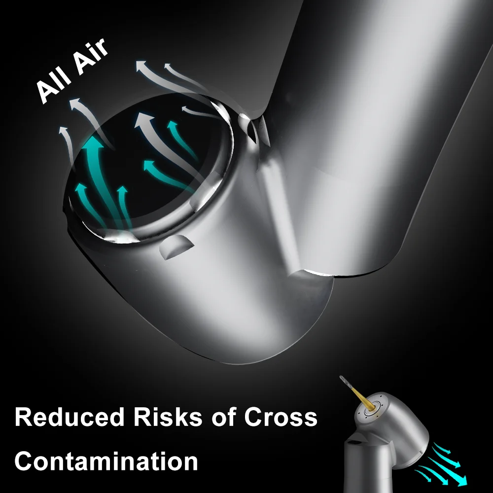 A9LG-M4 top quality air turbine dental original bearing ceramic cartridge with LED 4 holes odontologia instrumental dental