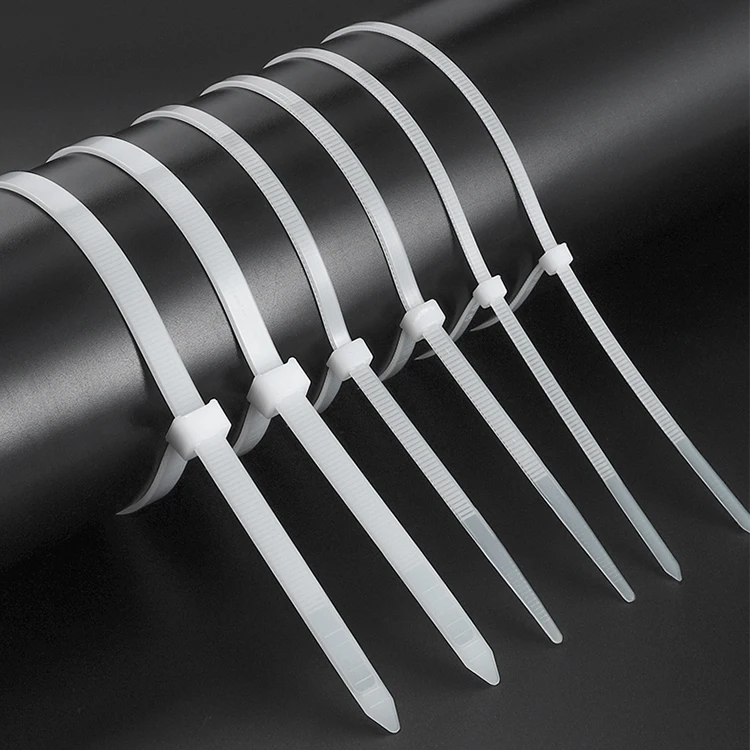 5*450 Plastic Nylon66 Cable Ties 22kg Tension Zipper Wire Ties Multi-purpose Cable Straps