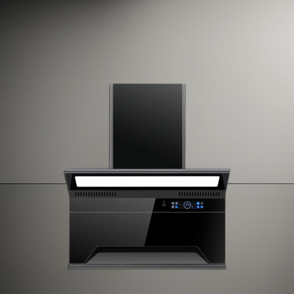Kitchen Cooker Hood BLDC motor range hood L shaped high suction low noise intelligent Extractor Chimney Hood