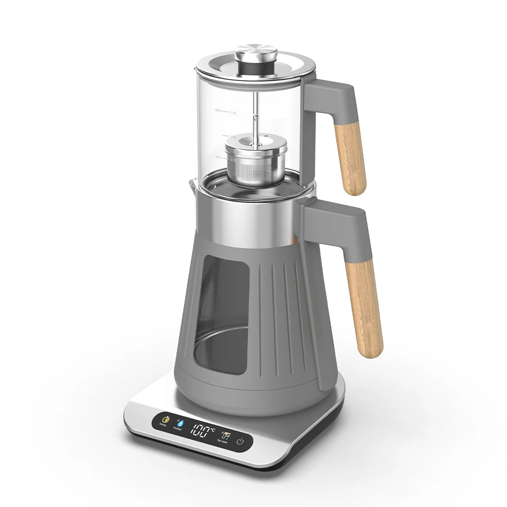 Hotsy Digital Control 1.6L+0.8L Portable Kettle Double Layer Electric Kettle Water Boiler Electric Tea Maker Machine