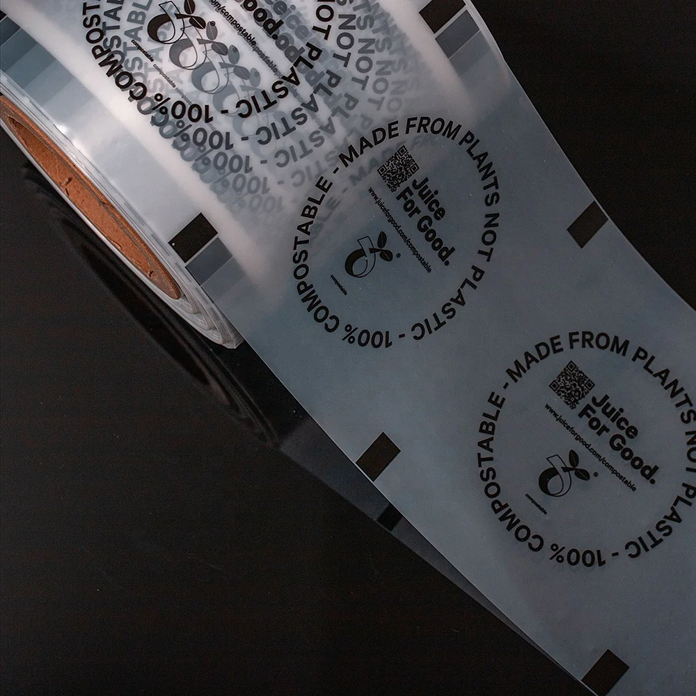 Biodegradable and Compostable Clear Plastic Cup Sealing Film