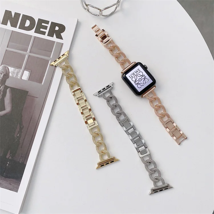 Stainless Steel Strap for Apple Watch 6 4 Se 7 Band 44mm 42mm 45mm 38/41 for Apple Watch Series 5 40mm Strap Band Bracelet Belt