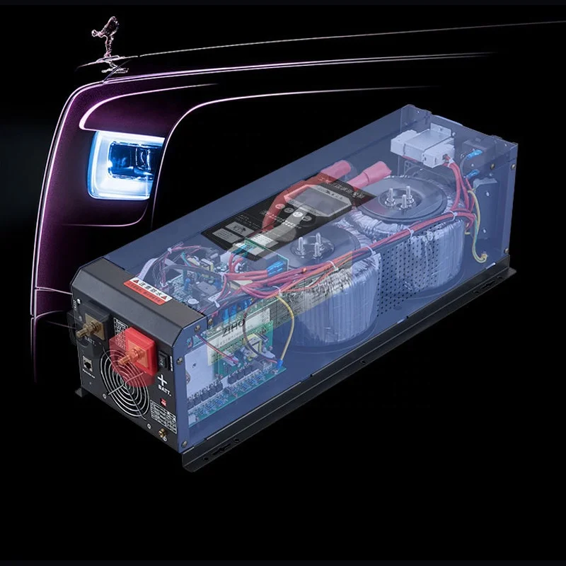 10000w 12000w 8kw hybrid Solar Pure Sine Wave low frequency Inverter 5kva 10kw 12kw DC TO AC with 60A MPPT Charge Controller