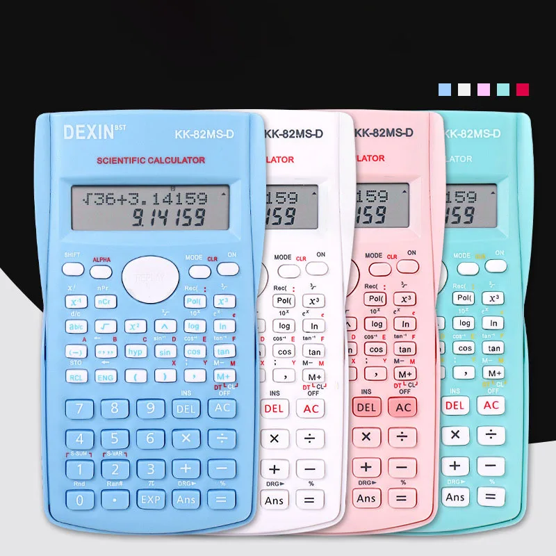 Hot Scientific Calculator Logo Digital Professional Students Mathematics Custom Solar Electronic Scientific Calculator