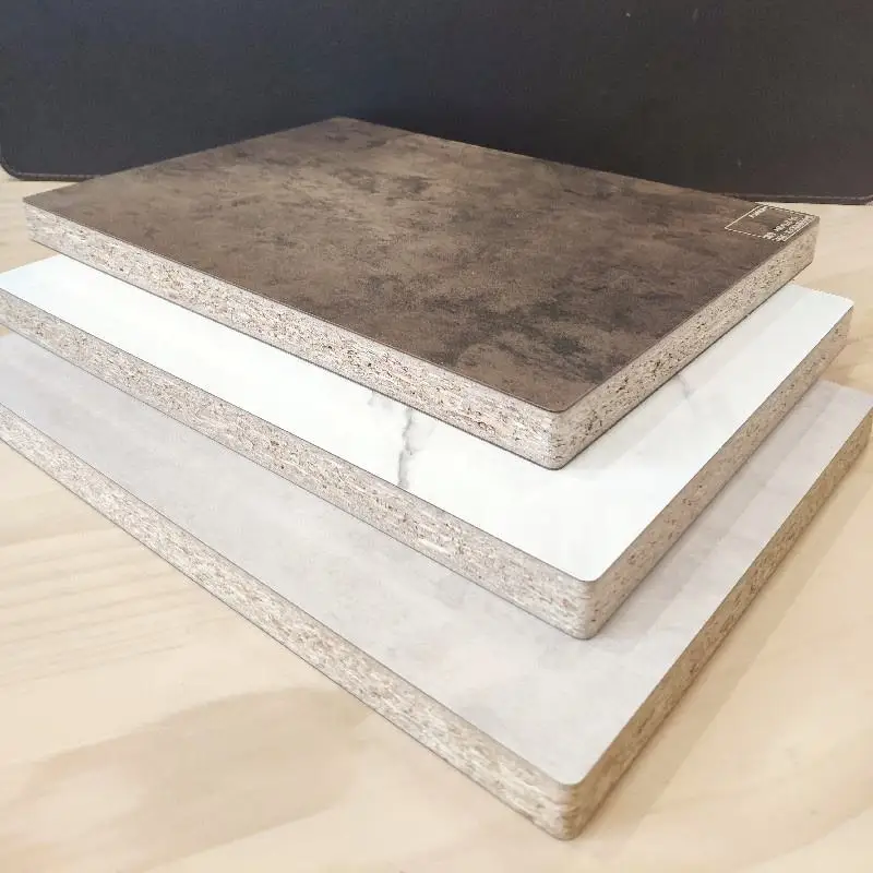 Hot Simple Customized Cheap Waterproof Chipboard E0 Grade Home Furniture Used Particle Board