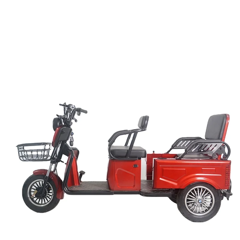 HOT sellingNew Model 2023 Hot Selling Fat Tire Passenger Electric Tricycle For Adults
