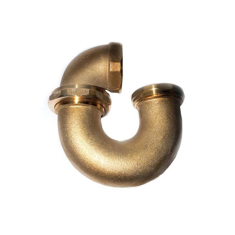 Cast Brass Lavatory Basin Sink Trap Siphon P-trap Drainer