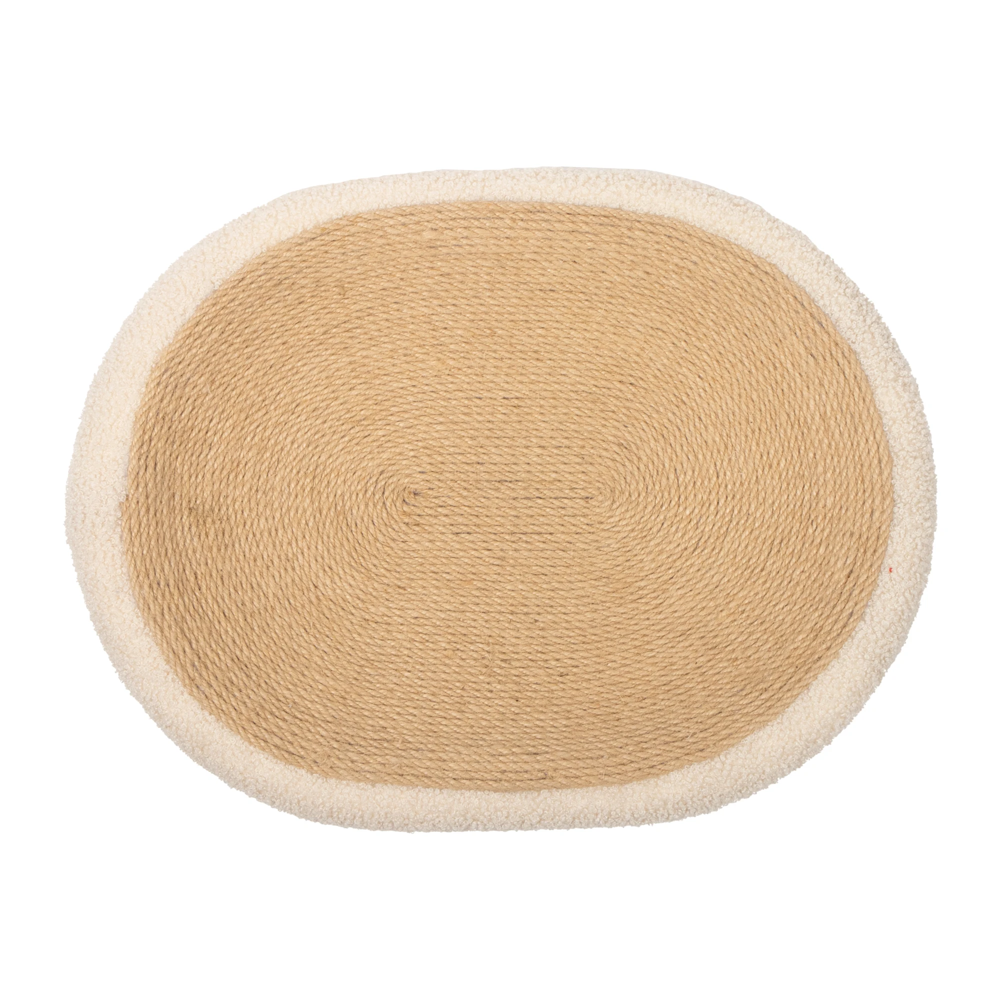 Wholesale Modern Oval Sisal Cat Scratcher Bed Plush Cat Tree for Indoor Cats with Grinding Claw Hot Sale