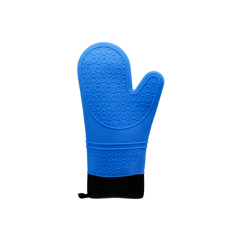 Best Sellers 2021 Insulation lining Baking Helper Oven Mitts Silicone Gloves With Cotton