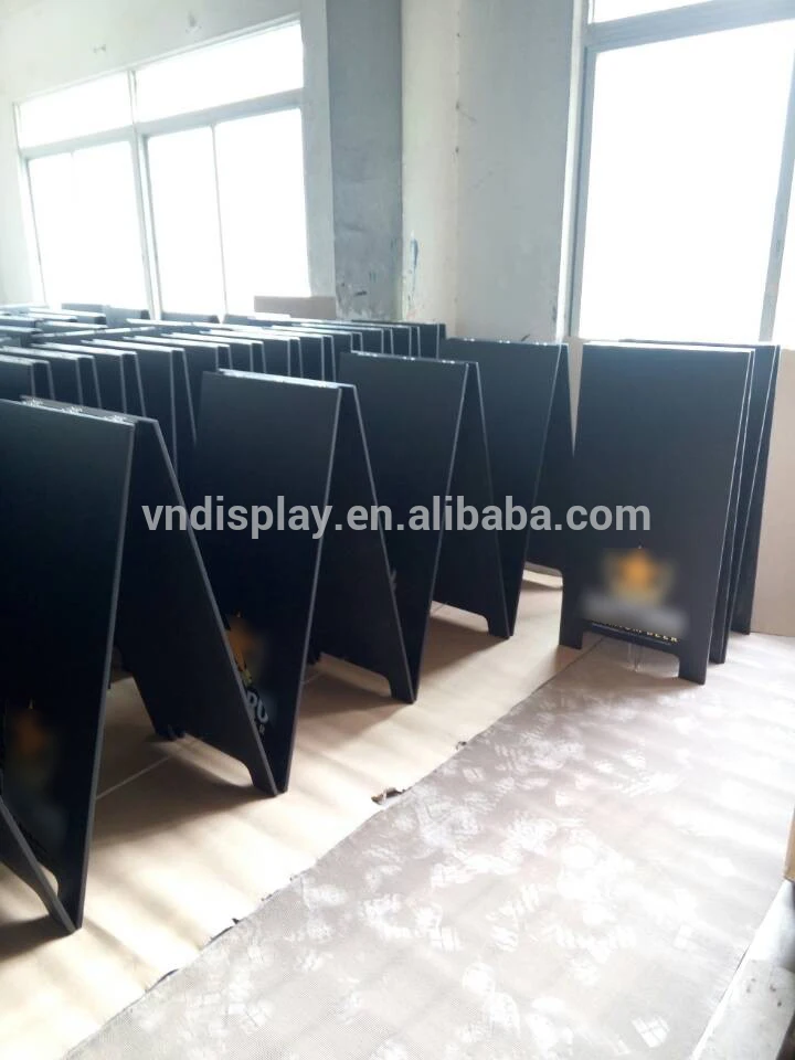 chalk board,wooden Advertising board with stand,a frame sandwich board