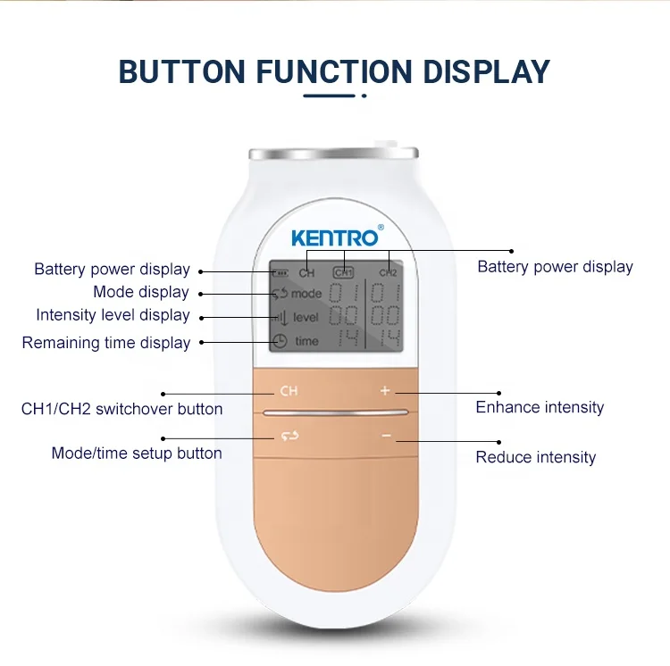 Electrode Stimulator Mini Tens Unit Relief Joint Pain Treatments Electronic Massager Muscle Stimulator